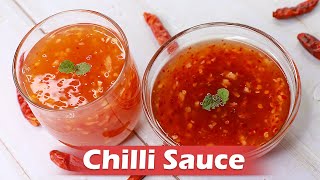 Sweet Chili Sauce Recipe  Home Made Chili Sauce Recipe Shorts [upl. by Sosthena]