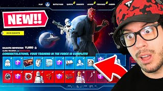 The FREE STAR WARS Battle Pass in Fortnite [upl. by Setiram169]