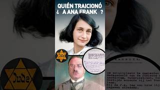 ¿QUIÉN TRAICIONÓ A ANA FRANK [upl. by Sherl]