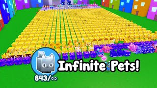 I Bought Infinite Pets Equipped And This Happened  Pet Simulator X Roblox [upl. by Akinam]