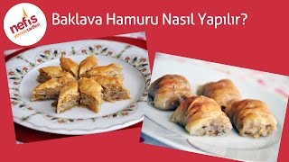 Baklava Hamuru Nasıl Yapılır  Nefis Yemek Tarifleri [upl. by Anrak959]