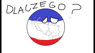 Jugosławia choruje na rozpad animacja countryballs [upl. by Lenny790]