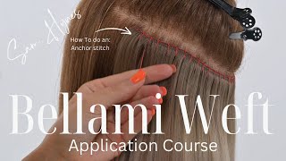 Hair Extension Tutorial Weft Application  Everything You Need To Know For A Perfect Install [upl. by Donnell]