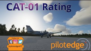 PilotEdge CAT01 Rating NonTowered to NonTowered  Communications amp Airspace Training [upl. by Mayhs]