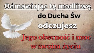 Modlitwa do Ducha Świętego która  jest skuteczna i działa [upl. by Aylmar]