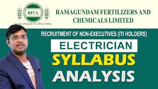 SYLLABUS ANALYSIS OF RFCLRECRUITMENT OF NONEXECUTIVES ITI HOLDERSRecruitment 2024 [upl. by Ayekal]