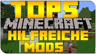 Meine TOP 5 nützlichsten Minecraft MODS zw 172179 GermanDeutsch [upl. by Ydwor564]