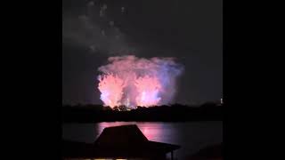 Happily Ever After Fireworks from Disney’s Polynesian Resort waltdisneyworld polynesianresort [upl. by Alyakam]