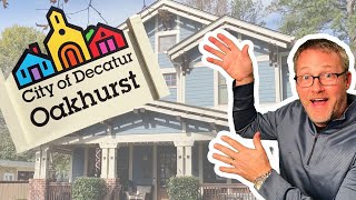 Oakhurst Decatur Ga  City of Decatur Neighborhood Tour  Parker C Smith Realtor [upl. by Sharpe]