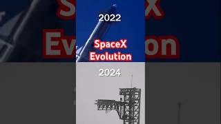 SpaceX Evolution from 2022 to 2024 🔥🔥🚀🚀 shorts spacex starship elonmusk [upl. by Lammaj]