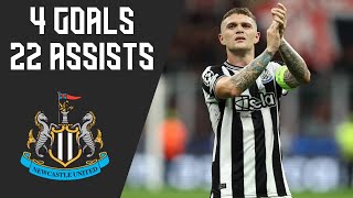 Kieran Trippier All 26 Goals and Assists for Newcastle United [upl. by Eilraep837]