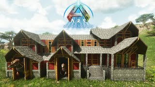 How to Build a Large House with Dino Pen in ARK Survival Ascended [upl. by Horwath861]