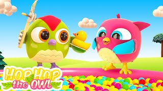 Baby learning videos amp baby cartoon full episodes  Hop Hop the owl amp funny cartoons for kids [upl. by Ttayw102]