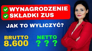 Jak wyliczyć wynagrodzenia i składki ZUS dla pracownika Krok po kroku [upl. by Abercromby]