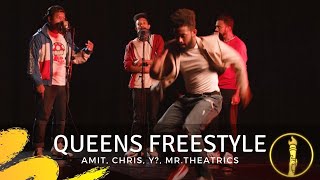 Amit Chris Celiz Y Mr Theatrics  Queens Freestyle  Live in Studio  American Beatbox [upl. by Vardon]