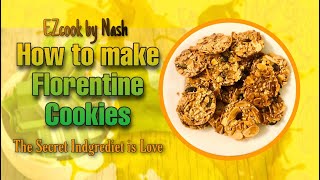 How to make Florentine Cookies  Biskut Florentine  Malaysian Kitchen in Germany [upl. by Adora729]