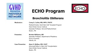 Bronchiolitis Obliterans  GVHD [upl. by Duthie502]