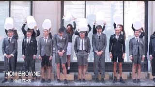 Thom Browne accepts the ALS Ice Bucket Challenge [upl. by Ellenyl]