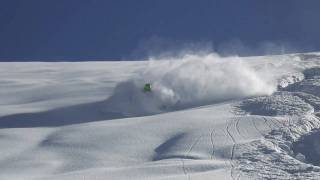 Warren Smith skiing powder  SaasFee  Spring 2011mp4 [upl. by Lyford]