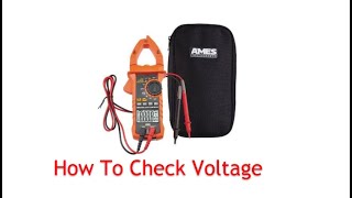 How To Use The Ames CM1000A ACDC Multimeter To check Voltage [upl. by Annalise]