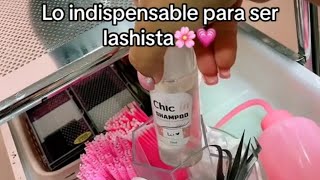 Cuáles materiales uso para hacer extensiones de pestañas pelo a pelo [upl. by Onig]