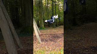 Ich versuche den gefailten SEILBAHN BACKFLIP nochmal 👀 backflip Salto parkour [upl. by Orhtej]