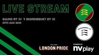 LIVE STREAM  Ealing 1st XI v Brondesbury 1st XI  MCCL Premier League  Round 14 [upl. by Euqinue]