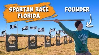 Spartan Race with Joe De Sena  Central Florida 🇺🇸 2024 All Obstacles [upl. by Jerol374]