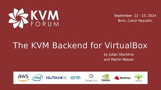 The KVM Backend for VirtualBox by Julian Stecklina amp Martin Messer [upl. by Nazay]