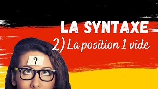 Syntaxe  La position 1 vide [upl. by Angid]