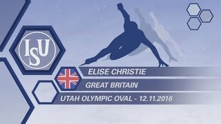 Elise Christie  GBR  Interview  WCShortTrack [upl. by Spanos]