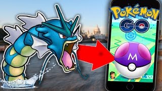 Pokemon GO quotHUNTING GYARADOSquot Pokemon Go TRYING To CATCH GYARADOS IN CENTRAL LONDON [upl. by Cordula]