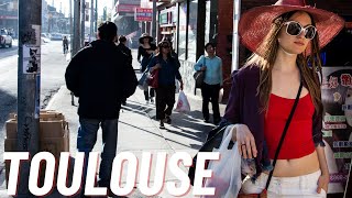 WALK TOULOUSE Le Capitole France 4k video Virtual walk TOULOUSE FRANCE 🇫🇷 WALKING TOUR [upl. by Ahkeber]