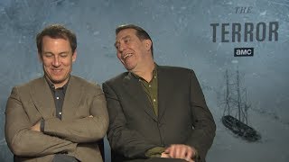 Ciaran Hinds and Tobias Menzies Talk About AMCs New Series The Terror [upl. by Saul]