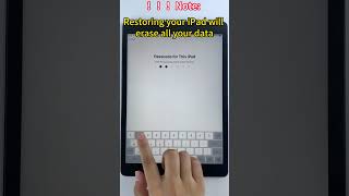 How to Restore iPad without iTunes Shorts [upl. by Gomez]