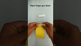 Powerfull paper finger gun that shoot shorts youtubeshorts trendingshorts [upl. by Alag]