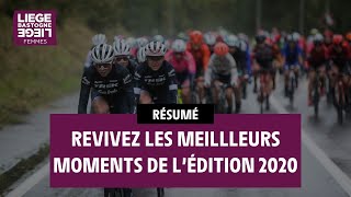 Résumé  LiègeBastogneLiège Femmes 2020 [upl. by Rebna]