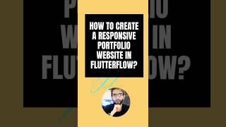 How to Build a Stunning Responsive Portfolio Website with FlutterFlow – Full Tutorial 🚀🔥 [upl. by Astred]