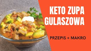 Keto Zupa Gulaszowa  Przepis  Aneta Florczyk [upl. by Nelag]