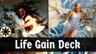 THAT WAS BANANAS Mono White Lifegain Deck Loxodon Lifechanter  Core Set 2020  MTG Arena [upl. by Salvidor]