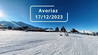 Avoriaz 17 décembre 2023 [upl. by Swetlana]