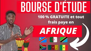 BOURSE DETUDE pour AFRICAINS Totalement GRATUIT [upl. by Lebyram54]