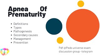 Apnea of Prematurity  Newborn class 07 [upl. by Newman348]