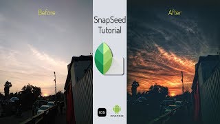 Snapseed Tutorial How to edit landscape photo Sunset  EP2 [upl. by Havelock]