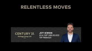 Jeff Hewson Relentless Moves century21hamilton [upl. by Navonod]