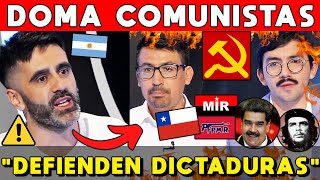 🚨 DOMA COMUNISTAS DE CHILE EN VIVO 🔥 quotDEFIENDEN DICTADURASquot LOS DESTRUYE EN TV CHILENA SIN FILTROS [upl. by Brindell]