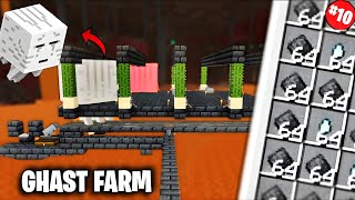 I Made Automatic Ghast Farm in Minecraft Pe Survival Series [upl. by Garrett183]