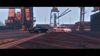 GTR R34 amp RX7  Annis ZR350Annis Elegy Retro  GTA V CINEMATIC [upl. by Elmira]