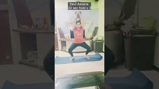 Yoga for bulky uterus and fibroids Uterine fibroidyoga viralshorts [upl. by Llednohs597]