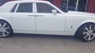 Rolls Royce Phantom Rental Los Angeles White [upl. by Mariette917]